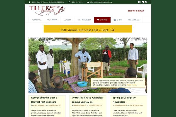 tillersinternational.org site used Social-activity