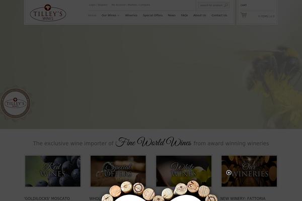 tilleys-wines.com site used Tilleyswines