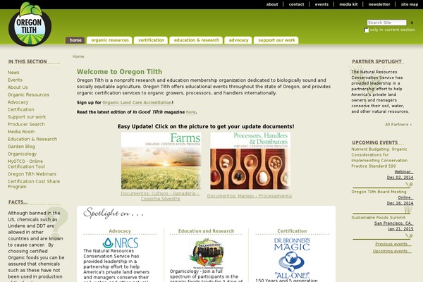 tilth WordPress theme, websites list used tilth theme tilth theme websites examples