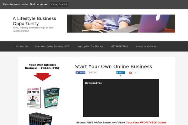 WordPress website example screenshot