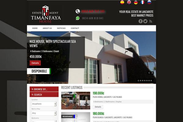Realhomes Theme theme site design template sample