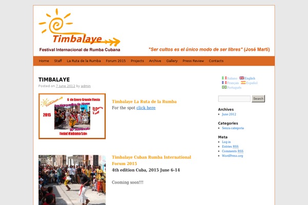 timbalaye.org site used Thememountain-warhol