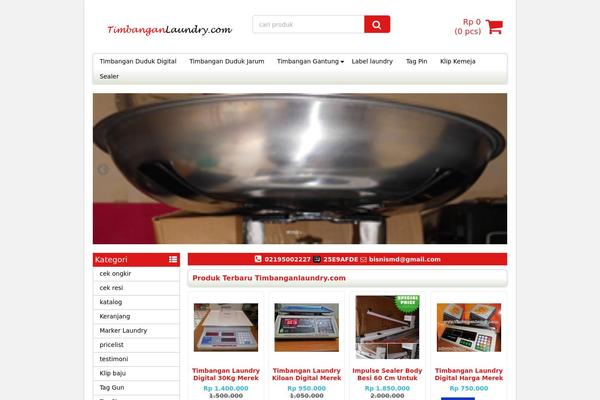 timbanganlaundry.com site used Wp-niaga