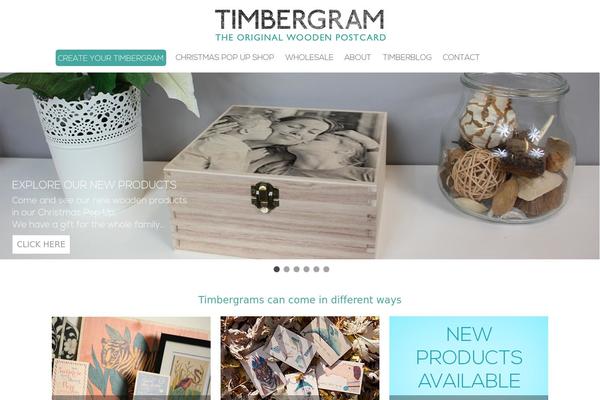 timbergram.com site used Timbertheme