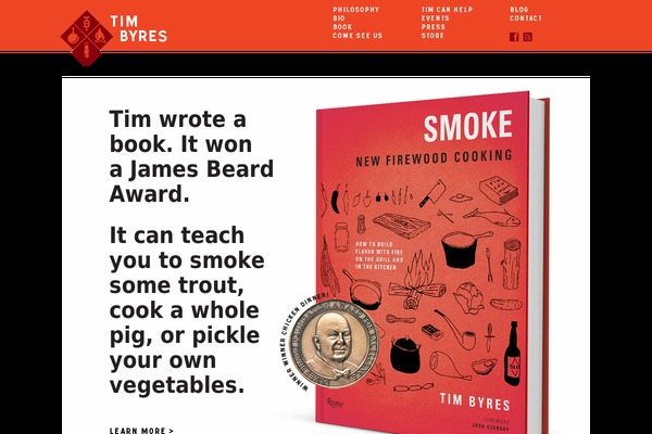 Smoke theme site design template sample