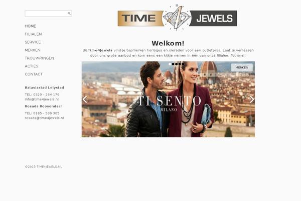 time4jewels.nl site used Portfolioblogthemeres