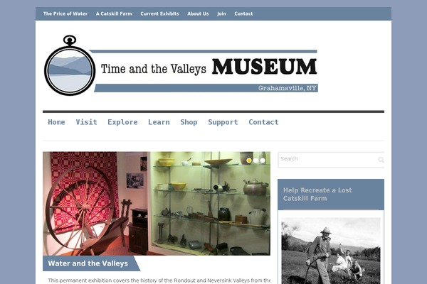 timeandthevalleysmuseum.org site used Tatvm