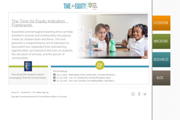 timeforequity.org site used Brown