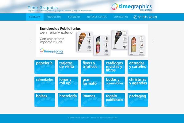 timegraphics.es site used Timegraphics
