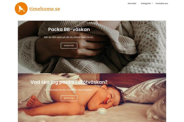 timehome.se site used Influencers-blog