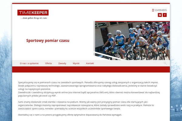 timekeeper.pl site used Discovery