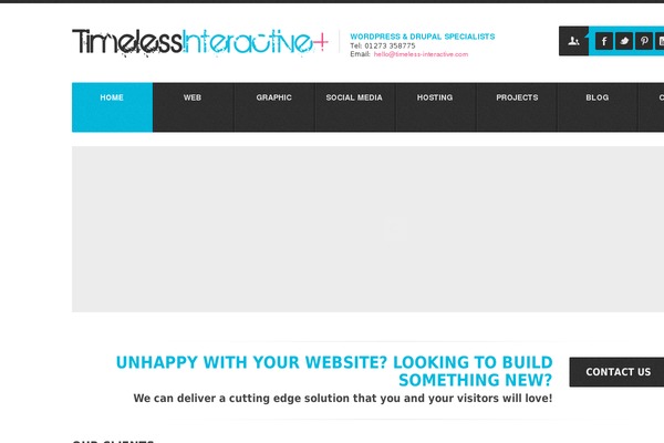 Timeless theme site design template sample