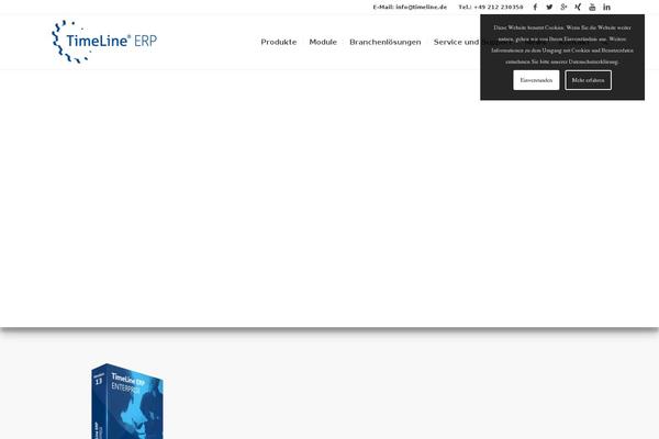 timeline-erp.de site used Churchope-child