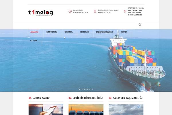 Logistic-business theme site design template sample