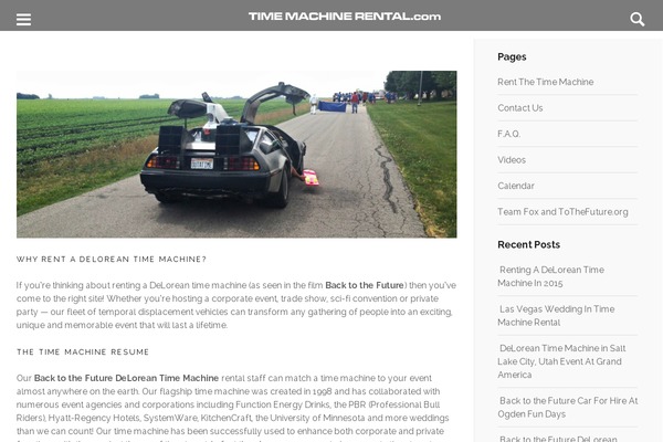 WordPress website example screenshot