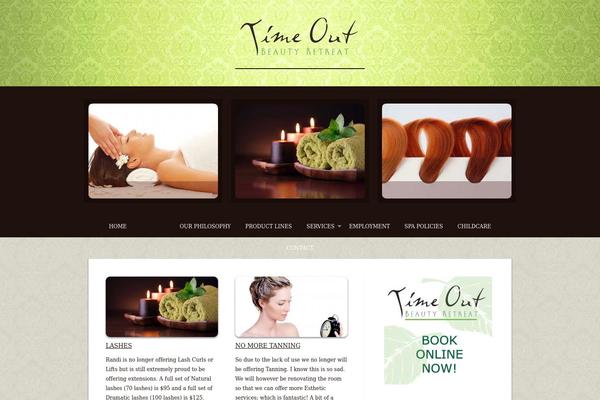 timeoutbeautyretreat.com site used Deluxe