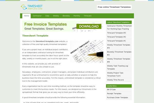 WordPress website example screenshot