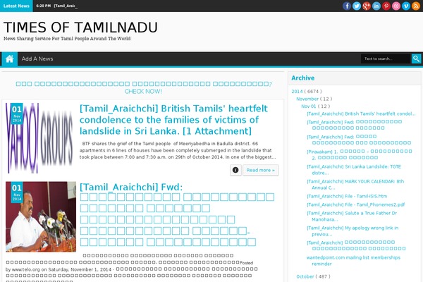 timesoftamilnadu.tk site used Ttn-news-srilanka
