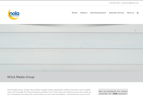 WordPress website example screenshot