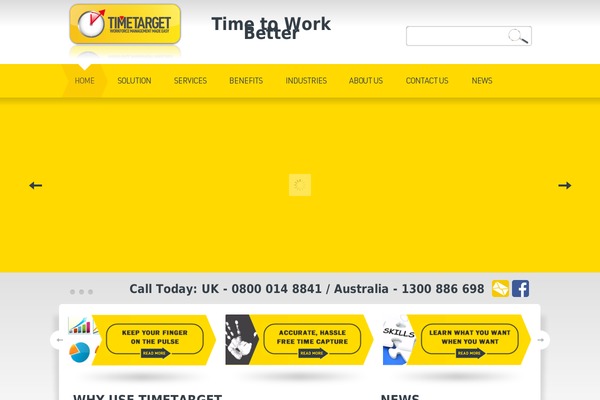 timetarget.com site used Responsivewordpresstheme