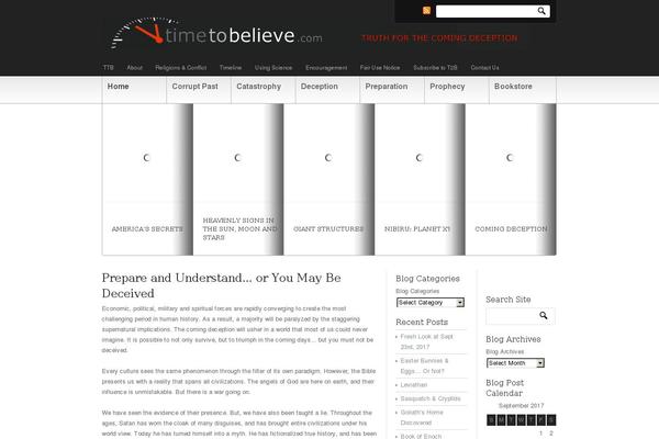 timetobelieve.com site used Newscast