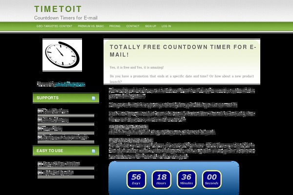 timetoit.com site used Flavour