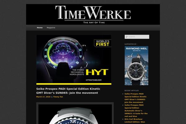 WordPress website example screenshot