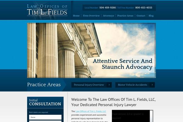 timfieldslaw.com site used Theme927