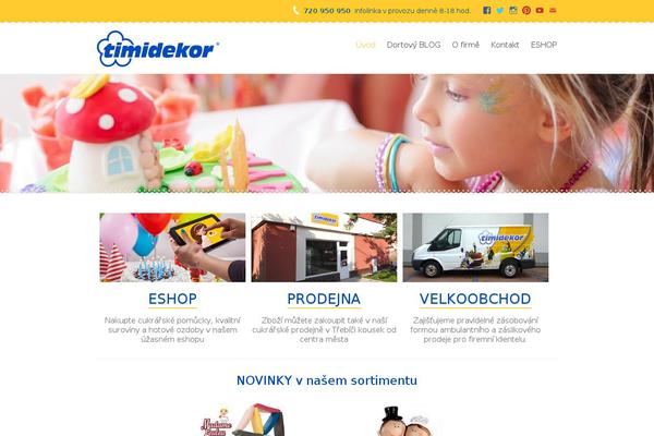 timidekor.cz site used Spacious-pro-child