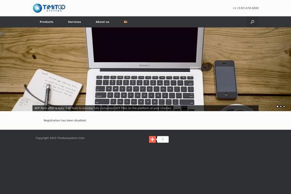 WordPress website example screenshot