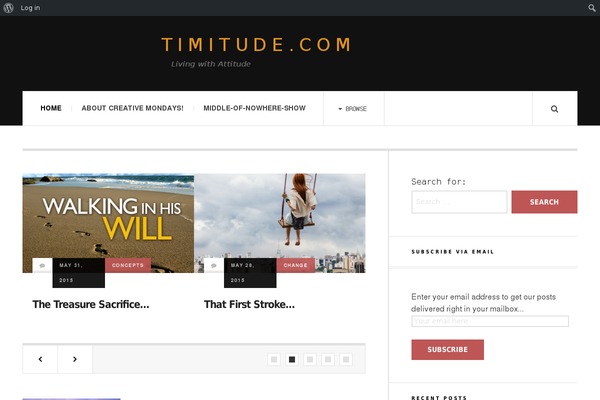 JustWrite theme site design template sample