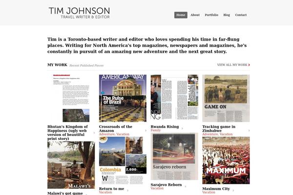 timjohnsontravels.com site used Timjohnson