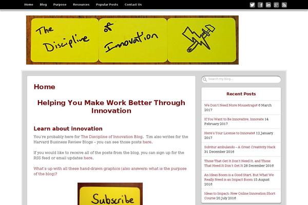 Get Noticed theme site design template sample