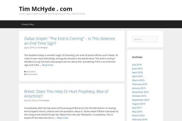 GeneratePress theme site design template sample