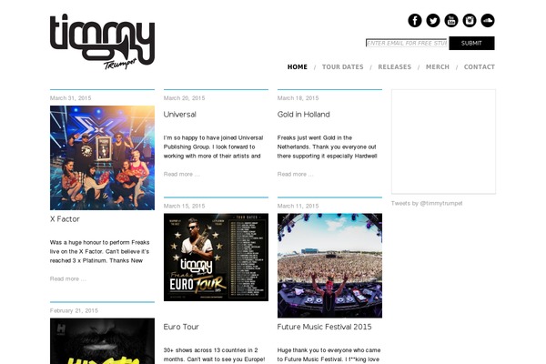 timmytrumpet.com site used Sneakpeek