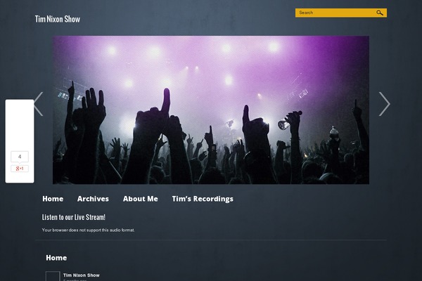 Musicportal theme site design template sample