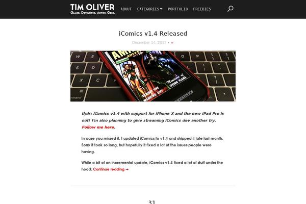 timoliver.com.au site used Timoliver-2014