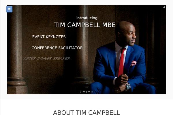 timothycampbell.com site used Tim-campbell