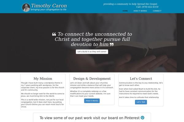 timothycaron.com site used Tc