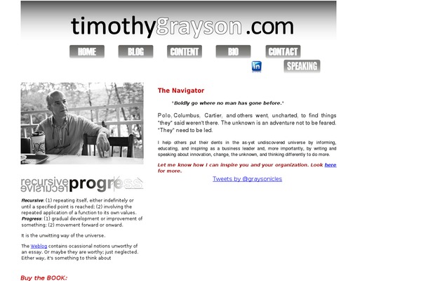 timothygrayson.com site used Suffusion