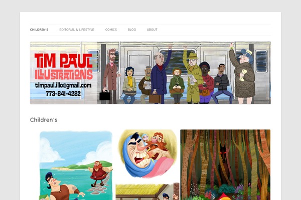 Twenty Twelve theme site design template sample