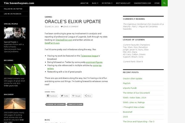 WordPress website example screenshot