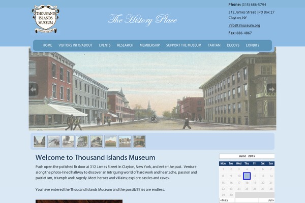 timuseum.org site used Islandmuseum