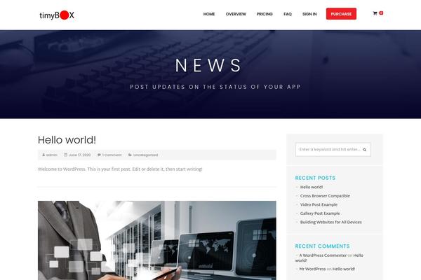 Quark-progression theme site design template sample