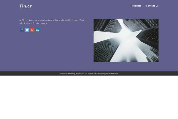 Sequential theme site design template sample