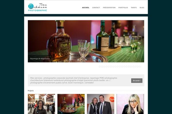 WordPress website example screenshot