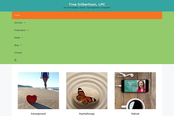 Generatepress-child theme site design template sample