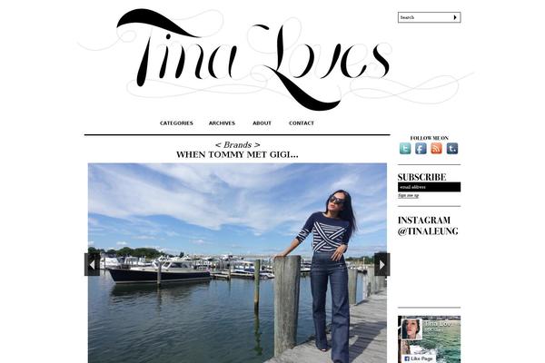 tinaloves.com site used Tina