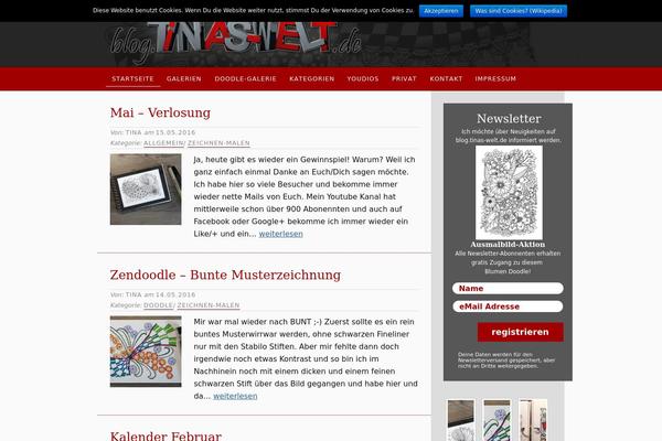 WordPress website example screenshot