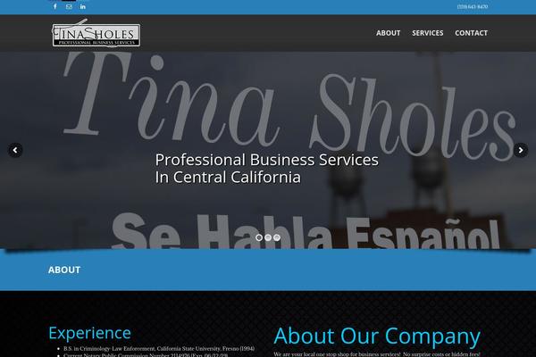 Mana theme site design template sample